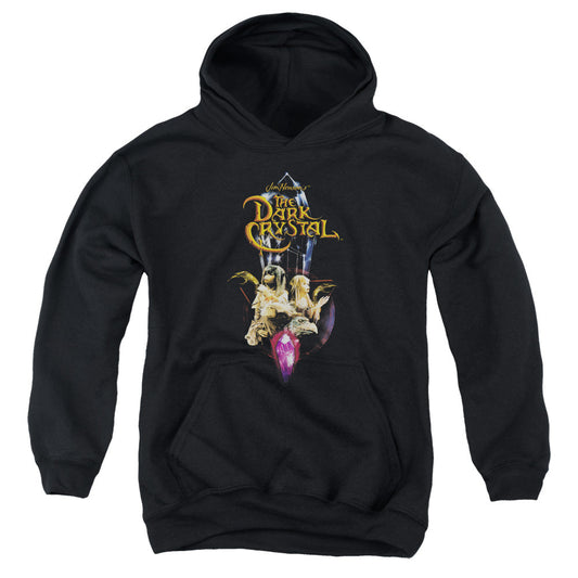 The Dark Crystal Crystal Quest Kids Youth Hoodie Black Officially Licensed