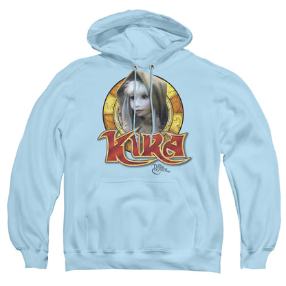 Dark Crystal Kira Circle Mens Hoodie Light Blue Officially Licensed