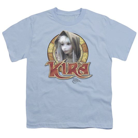 The Dark Crystal Kira Circle Kids Youth T Shirt Light Blue Officially Licensed
