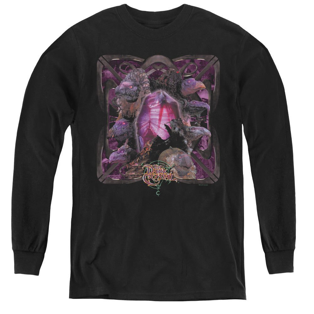 Dark Crystal Lust for Power Long Sleeve Kids Youth T Shirt Black Officially Licensed