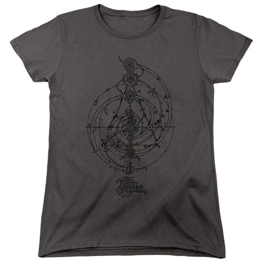 The Dark Crystal Dream Spiral Womens T Shirt Charcoal Officially Licensed