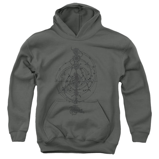 Dark Crystal Dream Spiral Kids Youth Hoodie Charcoal Officially Licensed