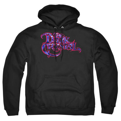 Dark Crystal Collage Logo Mens Hoodie Black Officially Licensed