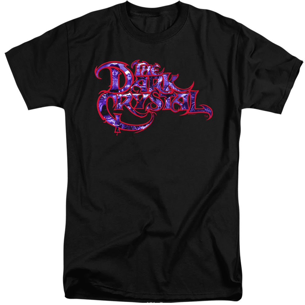 Dark Crystal Collage Logo Mens Tall T Shirt Black Officially Licensed