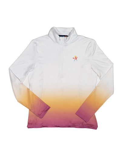 Women's Dip Dye Performance 1/4 Zip Pullover