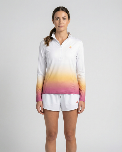 Women's Dip Dye Performance 1/4 Zip Pullover