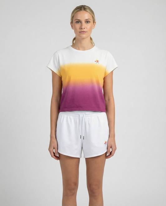 Women's Dip Dye Cotton Blend Tee