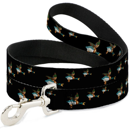 Dog Leash - Flying Mallards Black