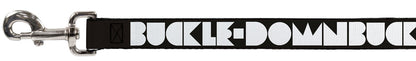Dog Leash - BUCKLE-DOWN Shapes Black/White