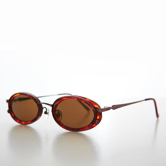 Oval 90s Vintage Sunglasses - Dorian