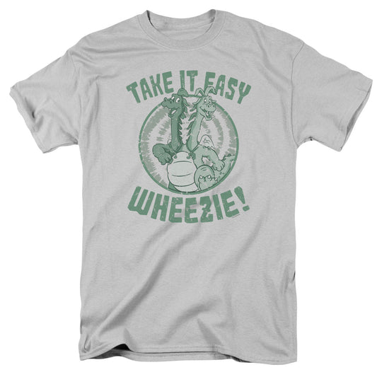 Dragon Tales Take It Easy Mens T Shirt Silver Officially Licensed