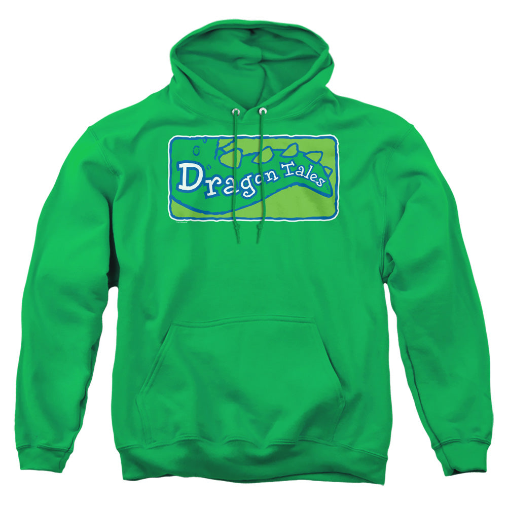 Dragon Tales Logo Clean Mens Hoodie Kelly Green Officially Licensed