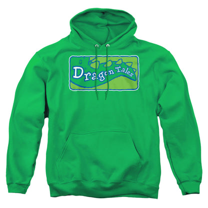 Dragon Tales Logo Clean Mens Hoodie Kelly Green Officially Licensed