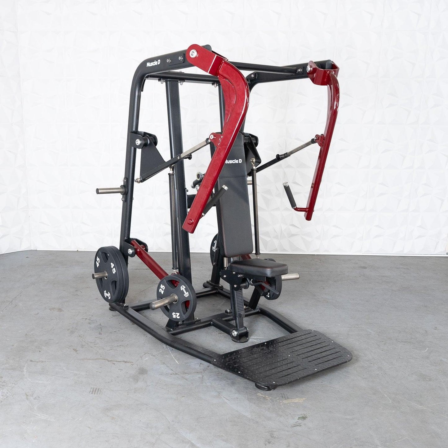 Pro Strength Wide Chest Press - Muscle D Fitness - Premium Adjustable Plate Loaded Bench Press