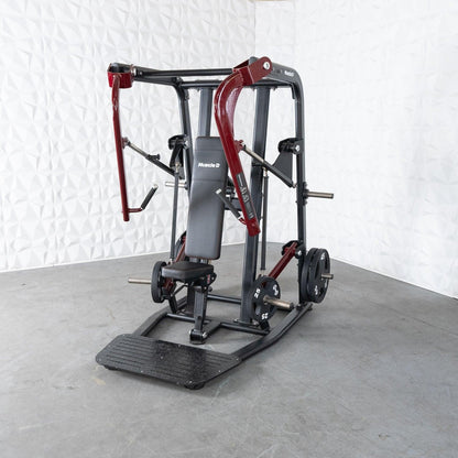 Pro Strength Wide Chest Press - Muscle D Fitness - Premium Adjustable Plate Loaded Bench Press