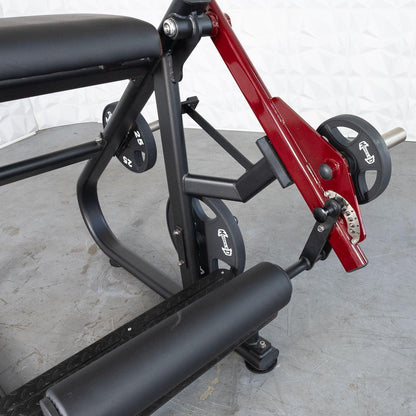 Pro Strength Reverse Hyper - Muscle D Fitness - Adjustable Roller Pad, Plate Loaded