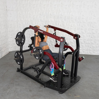 Pro Strength Incline Chest / Shoulder Press - Muscle D Fitness - Adjustable - Plate Loaded - Pec Delt Training