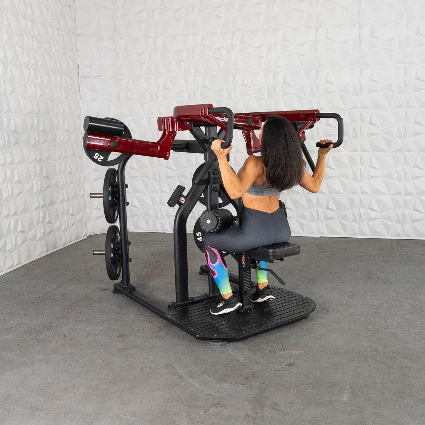 Pro Strength Rotary Lat Pull-Down - Muscle D Fitness - Premium - Adjustable - Plate Loaded - Lat Training