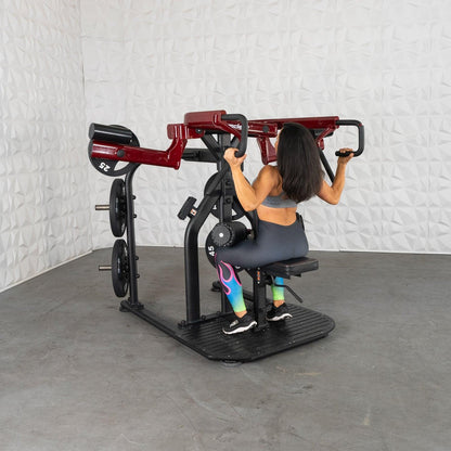 Pro Strength Rotary Lat Pull-Down - Muscle D Fitness - Premium - Adjustable - Plate Loaded - Lat Training