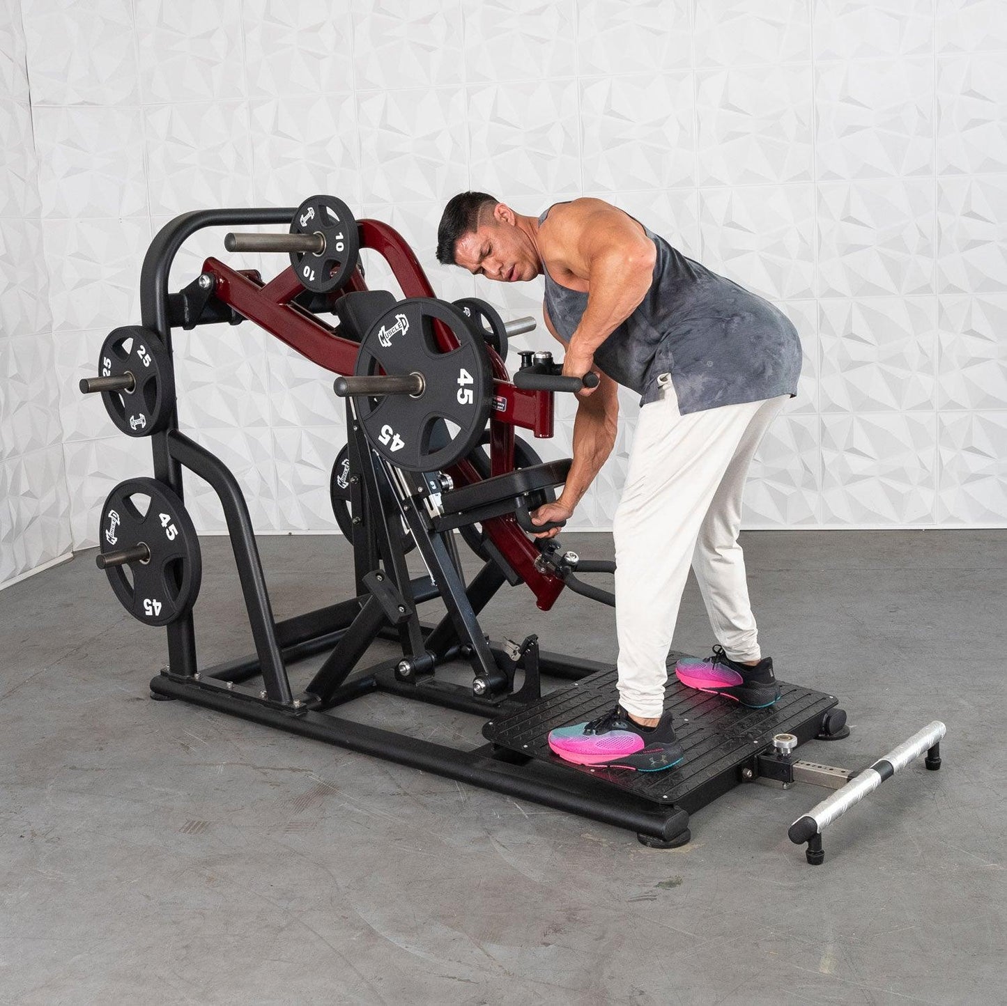 Pro Strength Dynamic Row - Chest Supported - Muscle D Fitness - Premium Adjustable Plate Loaded