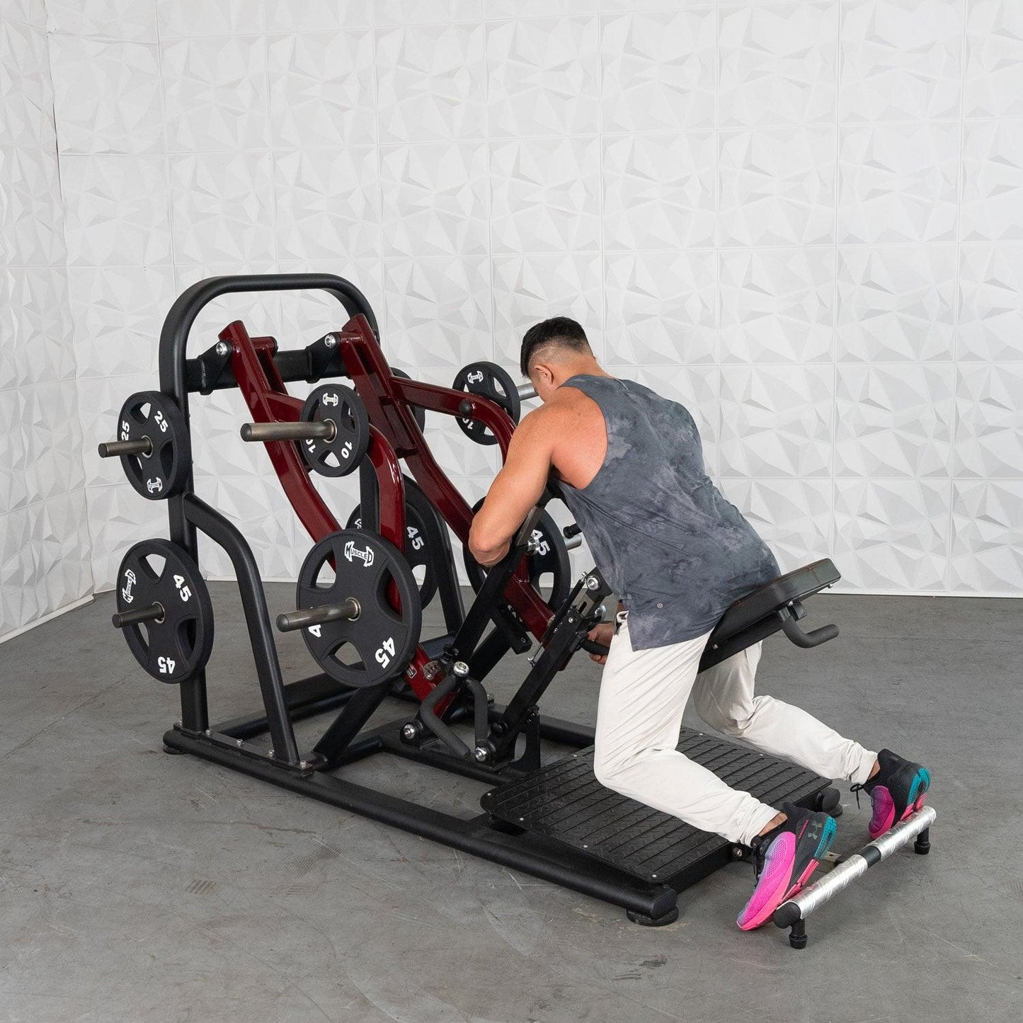 Pro Strength Dynamic Row - Chest Supported - Muscle D Fitness - Premium Adjustable Plate Loaded