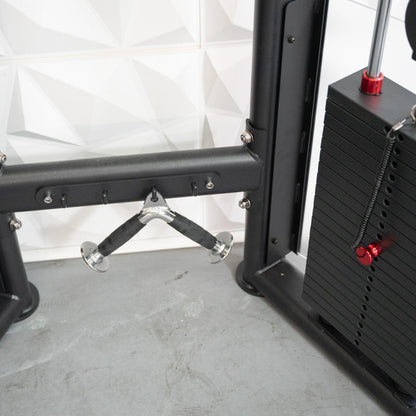 Muscle D Fitness Dual Adjustable Pulley – Two Stack Cable Machine