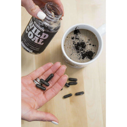 Wholesale case of 12 - Activated Charcoal Capsules, 120ct