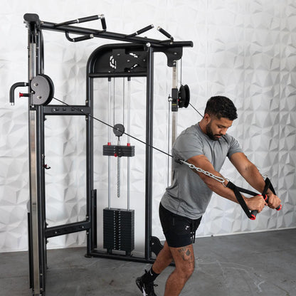 Muscle D Fitness Dual Adjustable Pulley – Two Stack Cable Machine