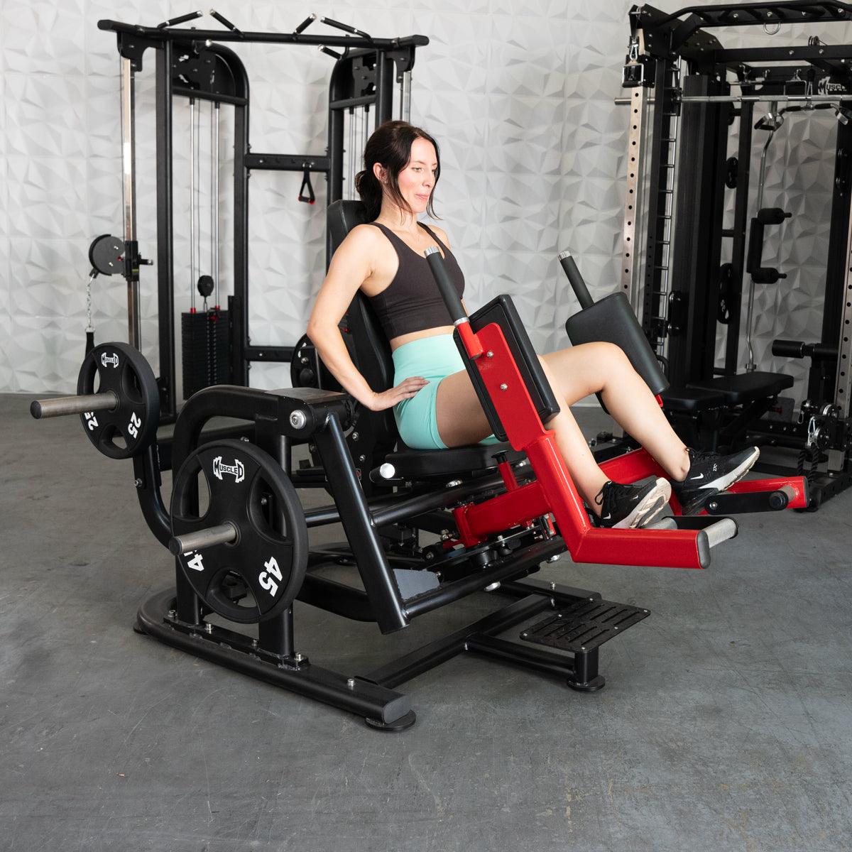 Pro Strength Glute / Outer Thigh - Muscle D Fitness - Plate Loaded Abductor / Hip Extension