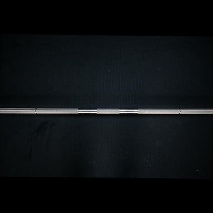 7' Stainless Steel Olympic Bar - Bearing - Muscle D Fitness - Qualiity Knurling