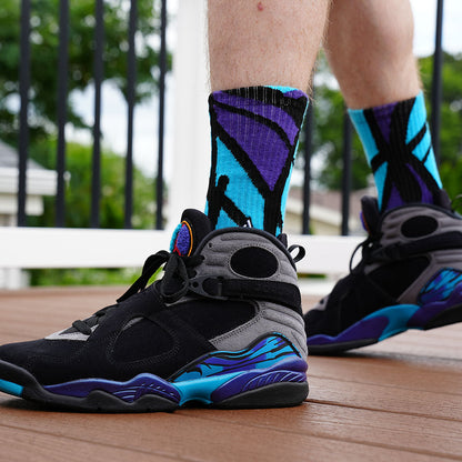 SNKR Socks - Aqua 8