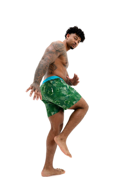 La Tortuga Turtle Print Swim Shorts