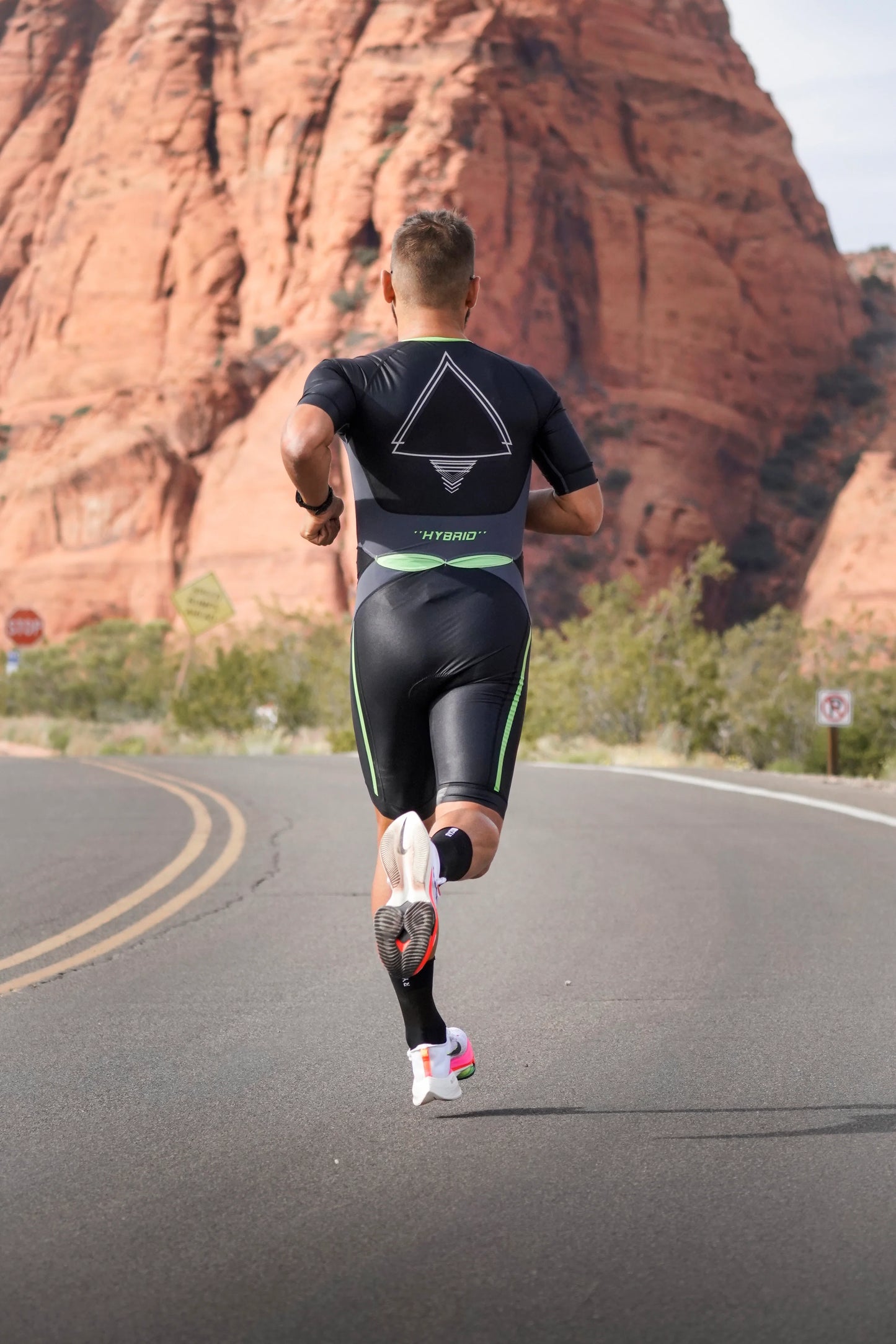 Hybrid Men's Short Sleeve Tri Suit