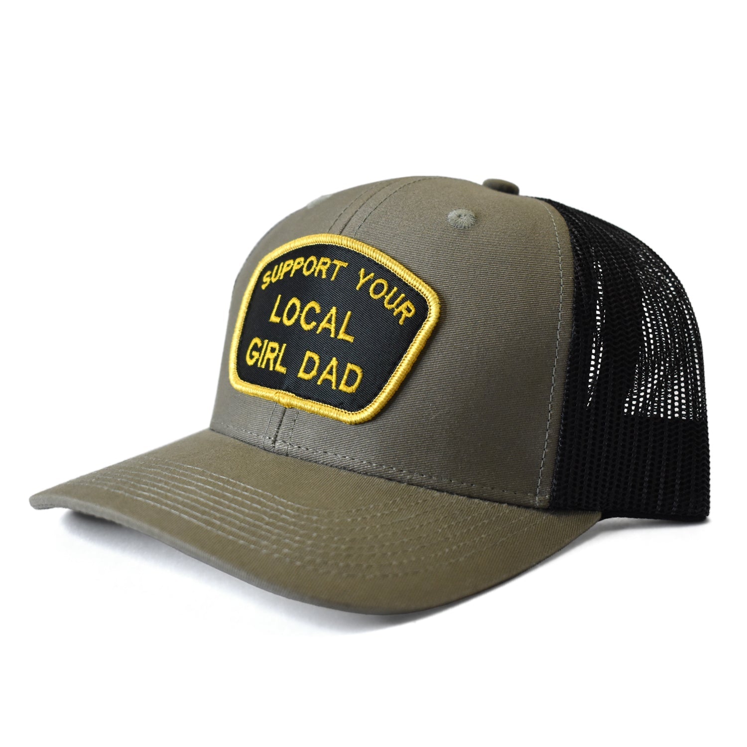 Support Your Local Girl Dad Patch Hat - Triathlete Store