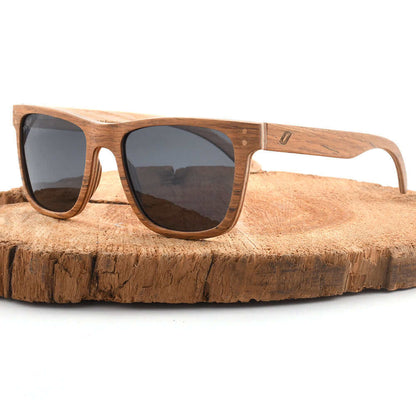 Benja - Wooden Veneer Sunglasses