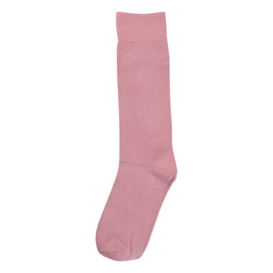 Solid Dusty Rose Socks