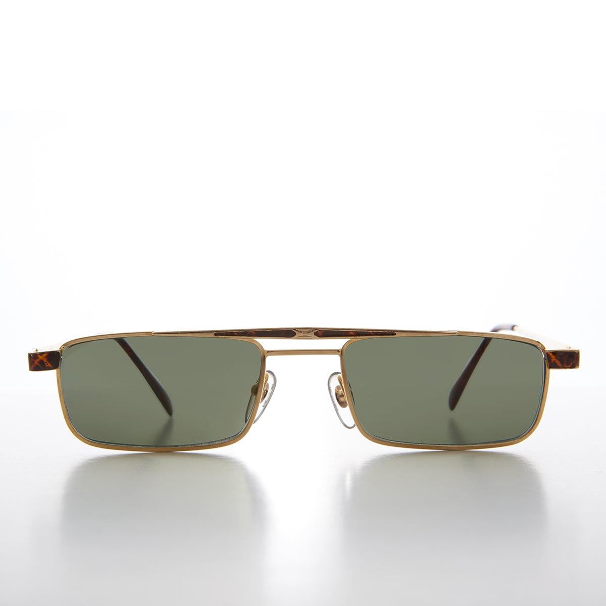 Rare 90s Rectangular Aviator Vintage Sunglass - Duke