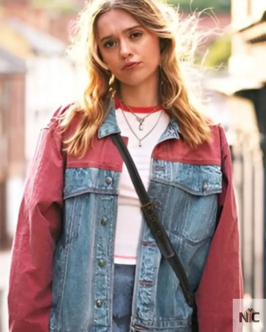 Daddy Issues S01 Aimee Lou Wood Denim Jacket