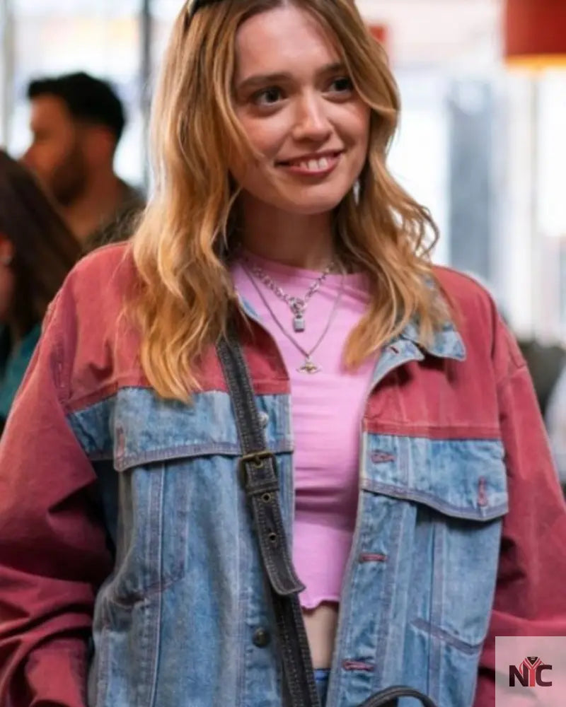 Daddy Issues S01 Aimee Lou Wood Denim Jacket