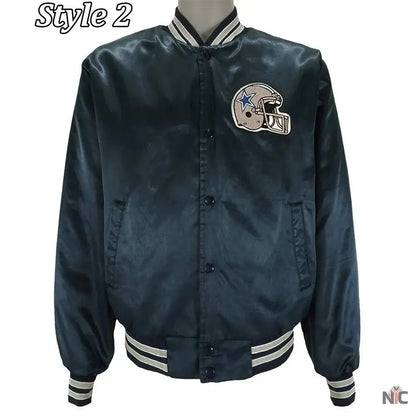 Dallas Cowboys 1990’s Satin Navy Jacket