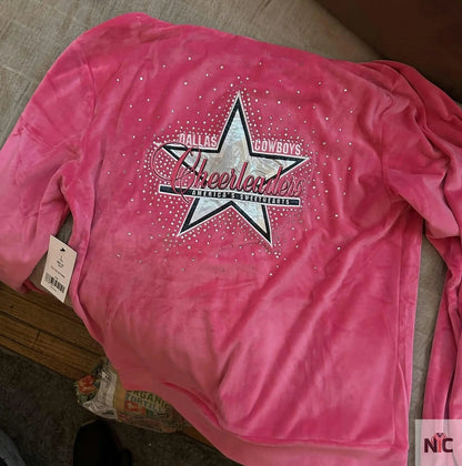 Dallas Cowboys Cheerleader Pink Hoodie