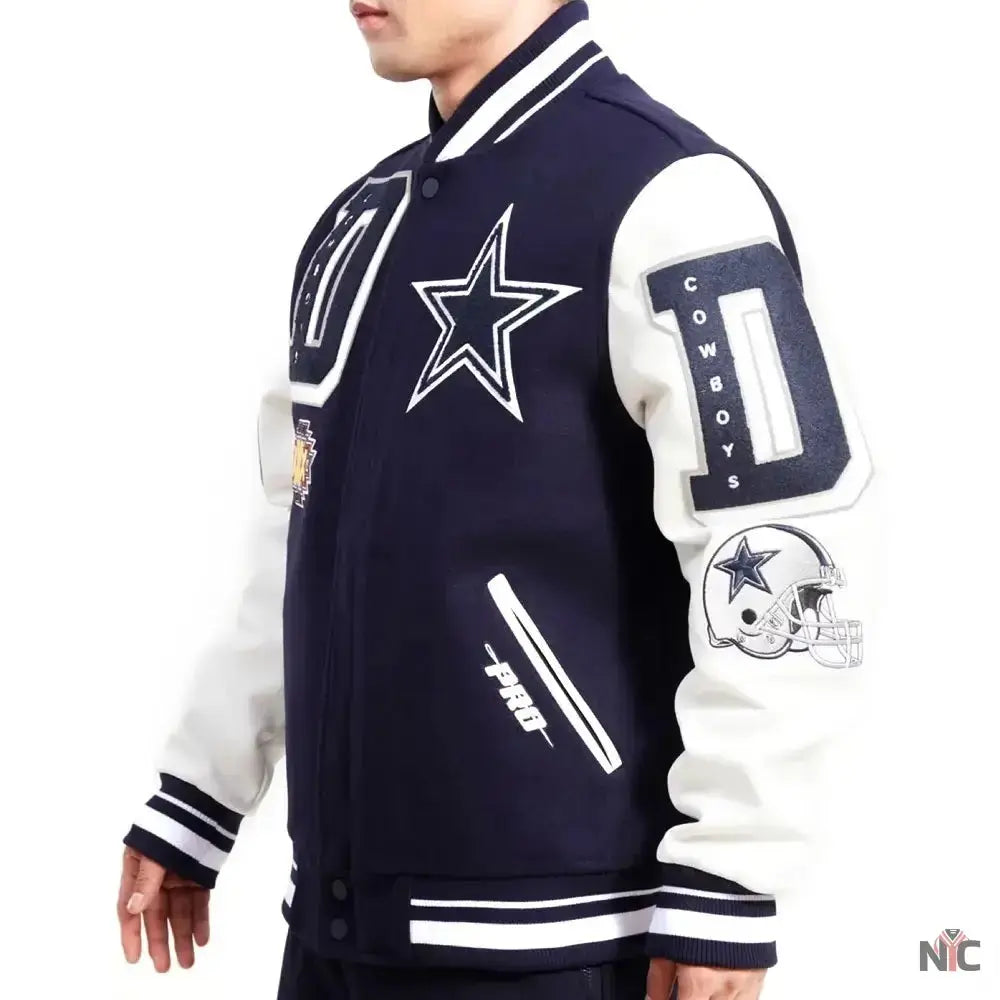 Dallas Cowboys Football Team Players Varsity Jacket