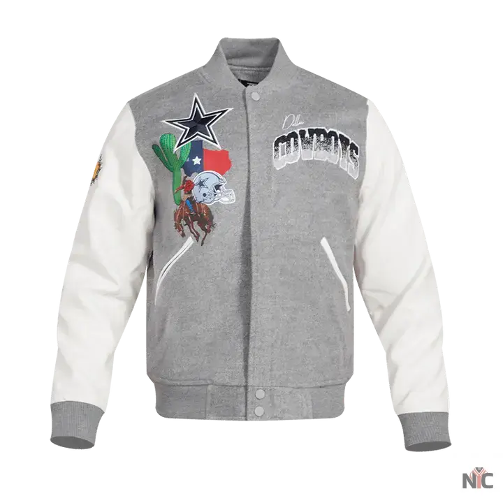 Dallas Cowboys Home Town Wool Varsity Jacket