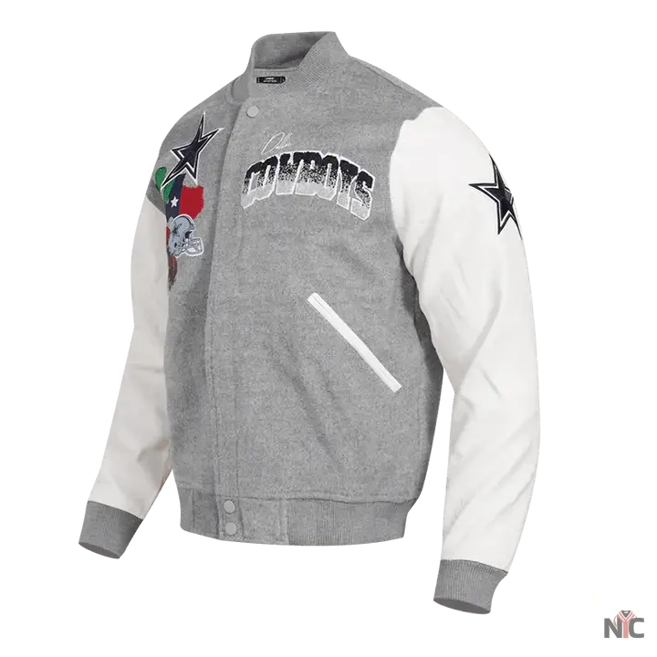 Dallas Cowboys Home Town Wool Varsity Jacket