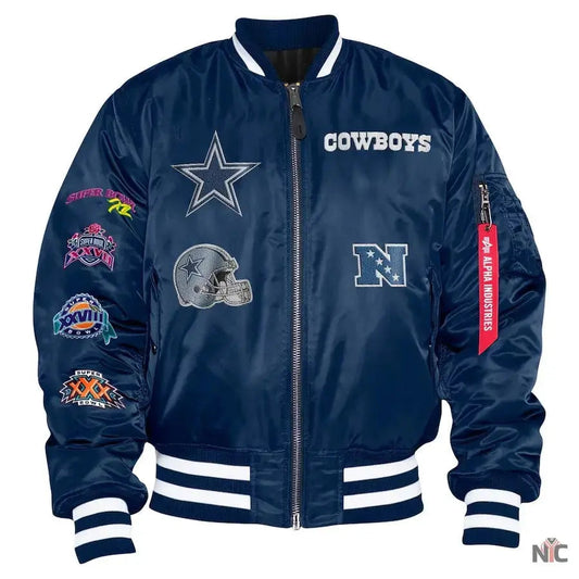 Dallas Cowboys Ma-1 Bomber Jacket