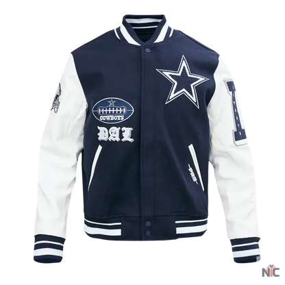 Dallas Cowboys Old English Varsity Jacket