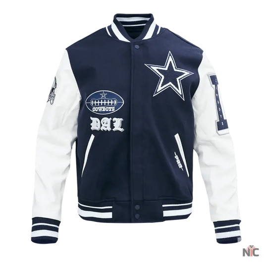 Dallas Cowboys Old English Varsity Jacket