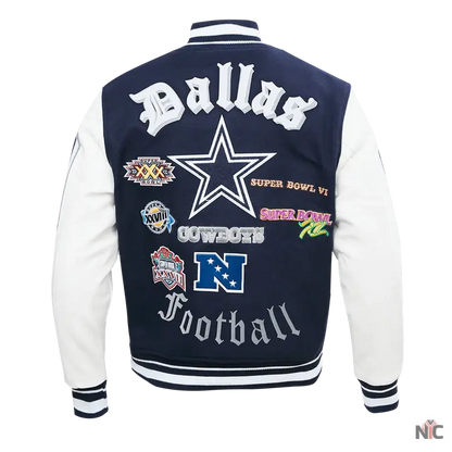 Dallas Cowboys Old English Varsity Jacket