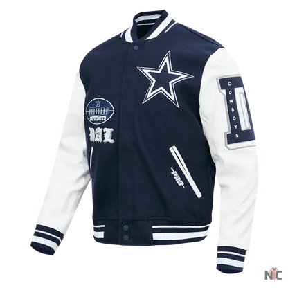 Dallas Cowboys Old English Varsity Jacket
