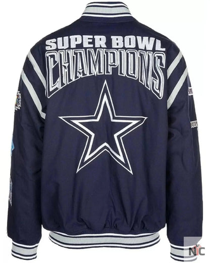 Dallas Cowboys Super Bowl 5X Champions Jacket